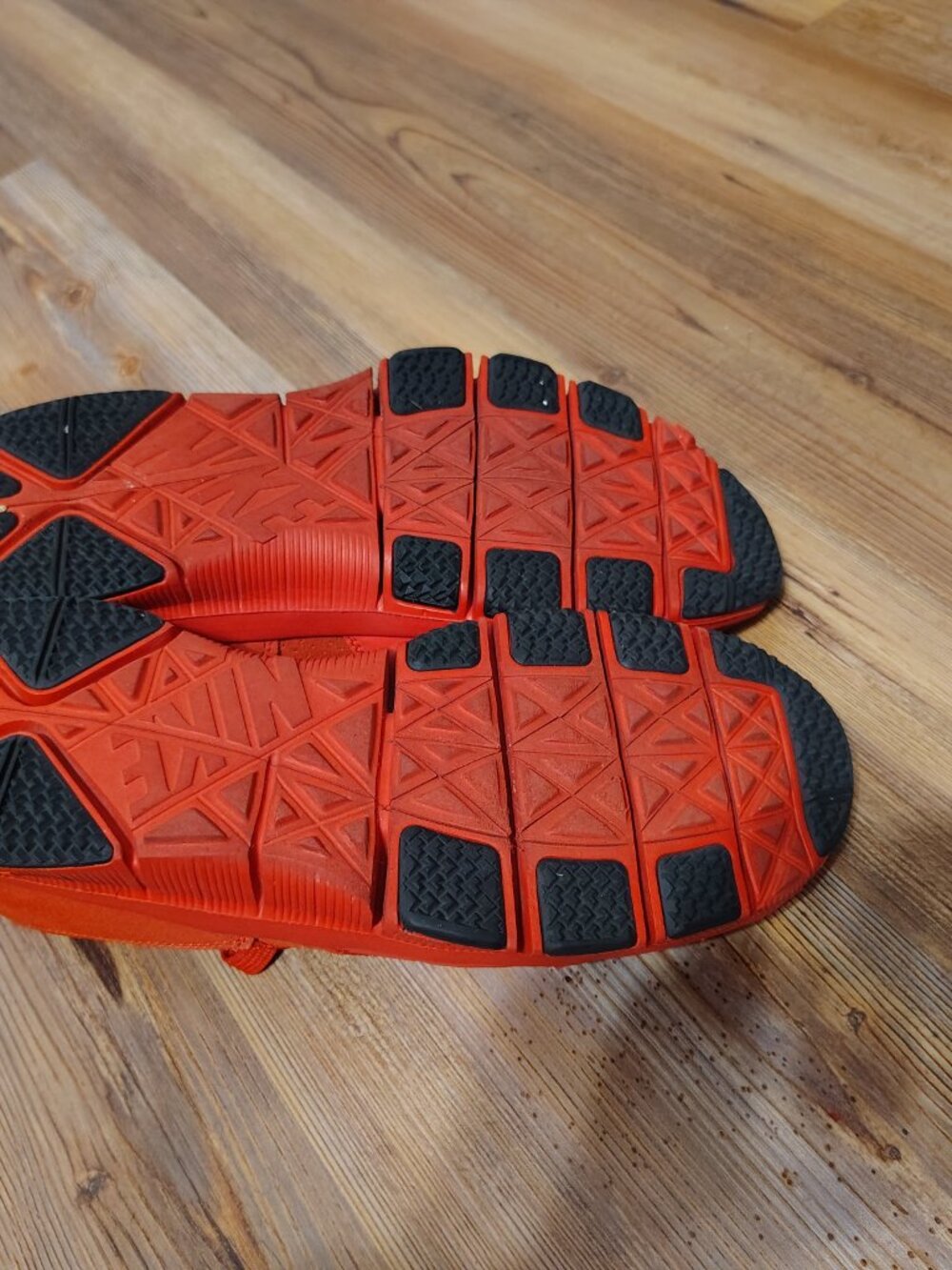 Nike Free Ace Leather Air Max University Red Style 749627-600 Shoes Size 11 - Picture 7 of 8